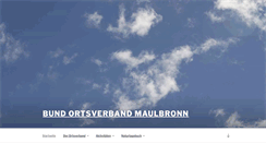 Desktop Screenshot of bund-maulbronn.de