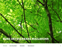 Tablet Screenshot of bund-maulbronn.de